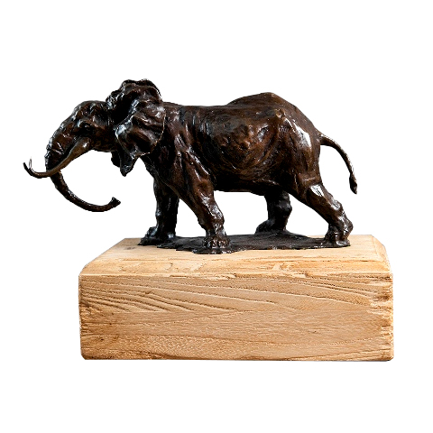 Слон Миниатюра бронза