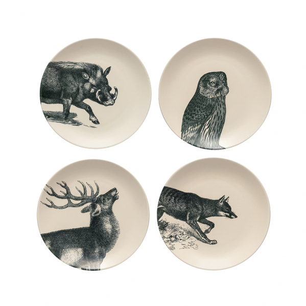 Набор из 4 тарелок