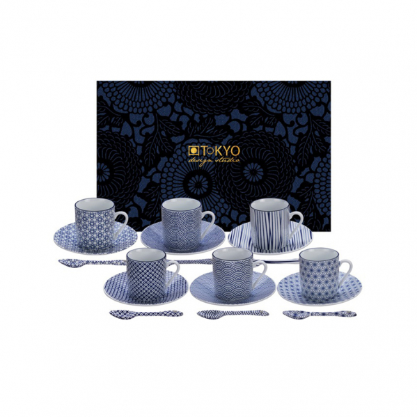 Набор из 6 кофейных пар