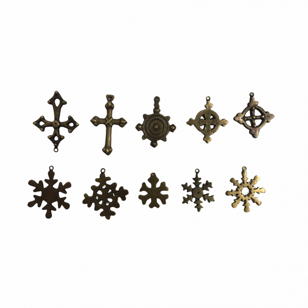 Набор елочных игрушек из 10 штук