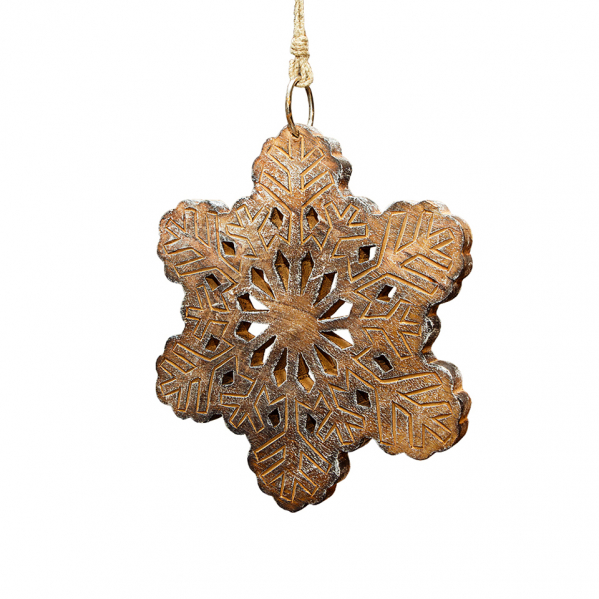 Декор снежинка