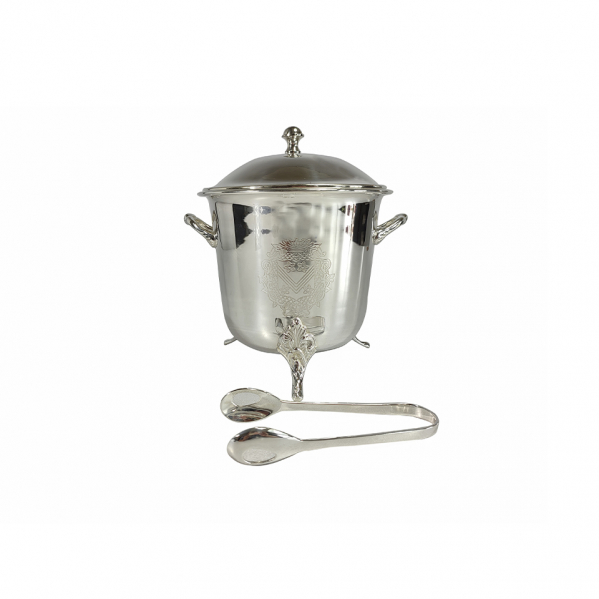 Емкость для льда с щипцами